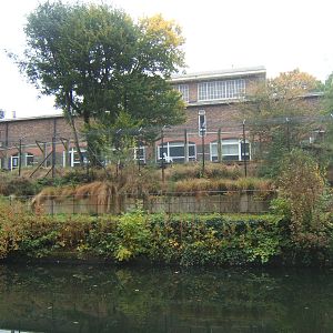 View of the Cotton Terraces from across the canal