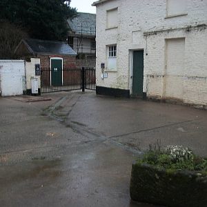 Sewerby Zoo, the yard is bare! 22nd December 2012