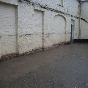 Sewerby Zoo, the yard is bare! 22nd December 2012