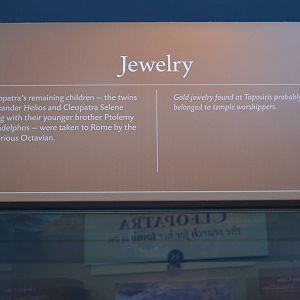 Cleopatra: The Exhibition - Jewelry