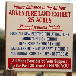 sign for future expansion