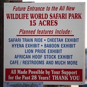 sign for future expansion