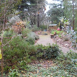 Backyard wildlife habitat demonstration garden