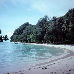 Ulong Island beach - Palau Rock Islands