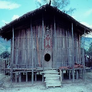 Typical House - Telefolip, West Sepik, PNG