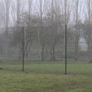 Completed division fence in former Sitatunga paddock