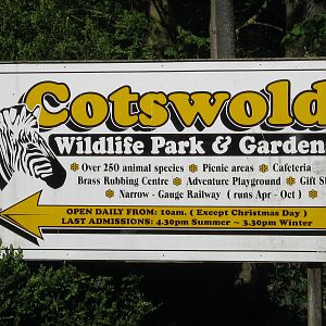 Entrance signage.