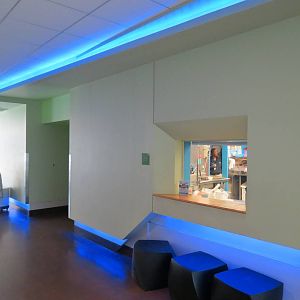 Food Prep Kitchen Viewing Window