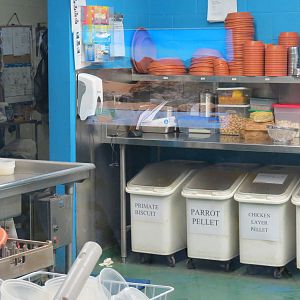 Food Prep Kitchen Interior