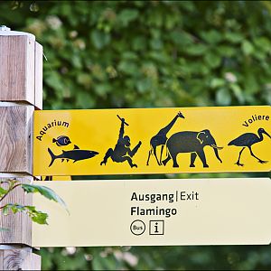 Signs at Hellabrunn, München