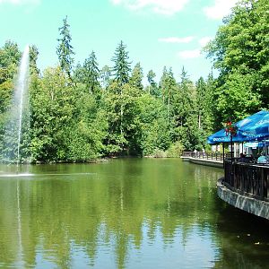 Lake and Fountain at Liberec, 28/08/12