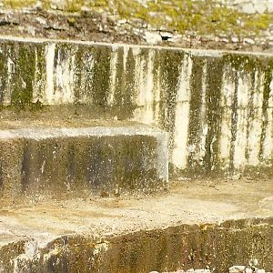 Steps to old Bear Pit 4th April 1998