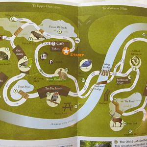 Map of the Reserve - Staglands 2013
