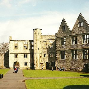 Castle courtyard 2nd April 1999