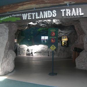 Entrace to Wetlands Exhibit
