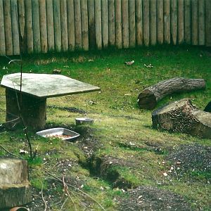 Old Bear Pit converted for Prairie Marmots 8th March 2000