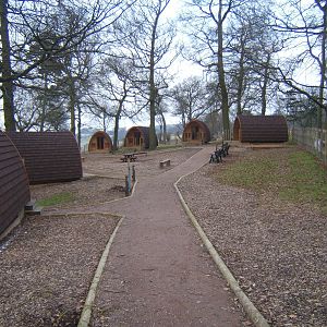 View of the Lookout Lodges at Whipsnade
