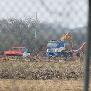 preperation work for Islands Chester Zoo 2013
