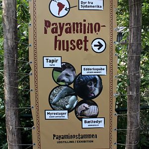 Aalborg Zoo - Payamino House (Sign)