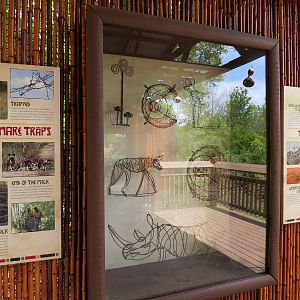 African Savanna - Painted Dog Bush Camp Snare Sculptures