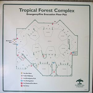 Tropical Forest - Floorplan Sign