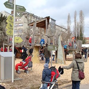 Playground in the zoo