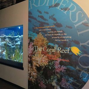 PPG Aquarium - The Coral Reef - Entry Sign