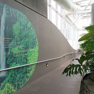 PPG Aquarium - Tropical Freshwater Rainforest - Entry Sign