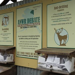 Water's Edge - Arctic National Wildlife Refuge Sign
