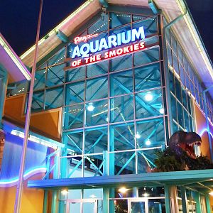 Outside of Riplay's Aquarium of the Smokies