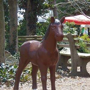 New England Farmyard- Horse Statue