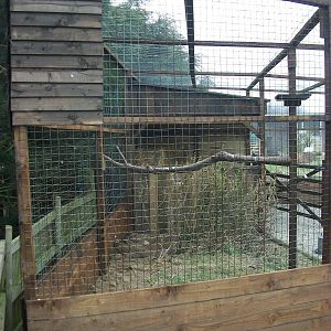 Filey Bird Garden and Animal Park, new aviary for Barn Owls 12th April 2013