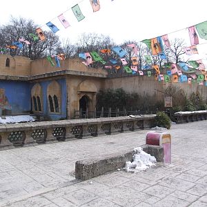 Langur Exhibit and Tiger Exhibit Entrance at Hannover, 23/03/13