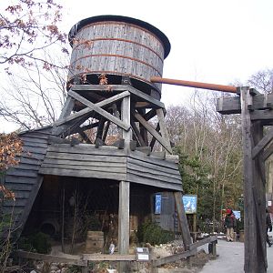 Snowy Owl Aviary at Hannover, 23/03/13