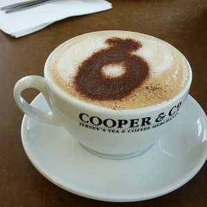 Cappuccino in Cafe Firefly, April 2013