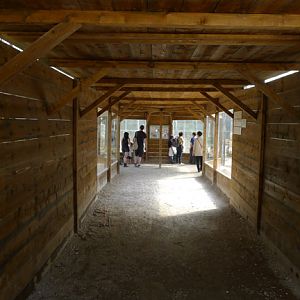 entrance to sand cat exhibits