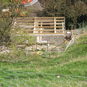 View of new Gelada House under construction