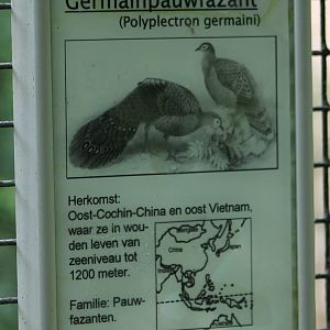 Example of sign at de Rooie Hoeve