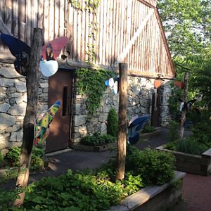 Donor Garden painted butterfly sculptures