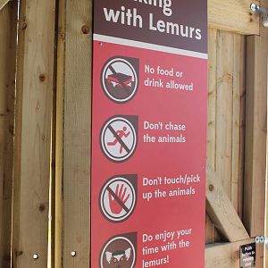 lemur walkthrough signage 2013