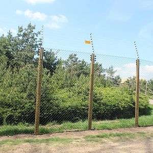 lemur house showing access to walk through enclosure 2013