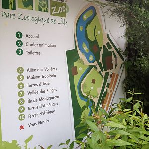 Lille Zoo map