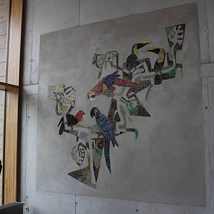 New Bird House mosaic, April 2013