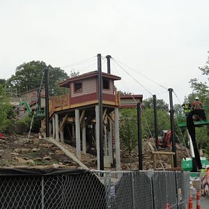 Grizzly Ridge Construction  2013.06.09 (Aviary Netting Installation)
