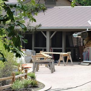 Grizzly Ridge Construction  2013.06.09 (Small Mammal Porch Area)
