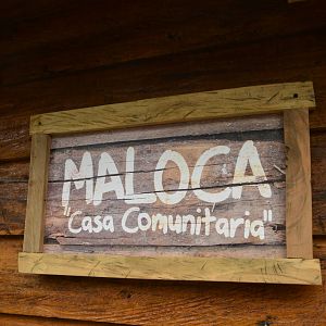 Sign of the main house