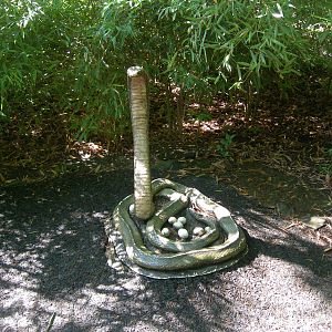 King Cobra statue in Rivers Edge