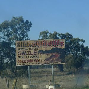 Sign on the highway