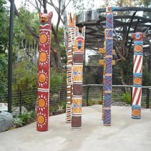 Australian Outback "totem poles"