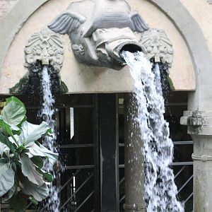 Waterfall in the Elephant-house